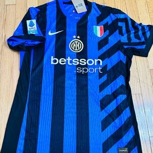 Brand new 2024/25 Inter Milan home player version soccer jersey size XXL